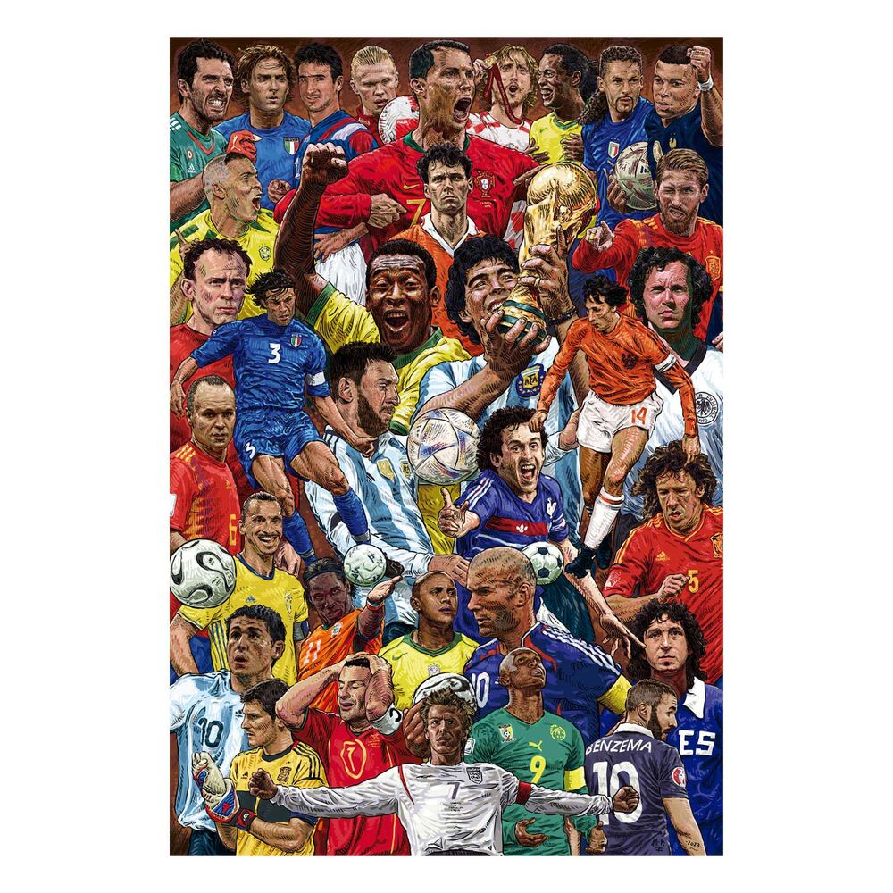 Legendary Footballers poster 91,5x61cm.
