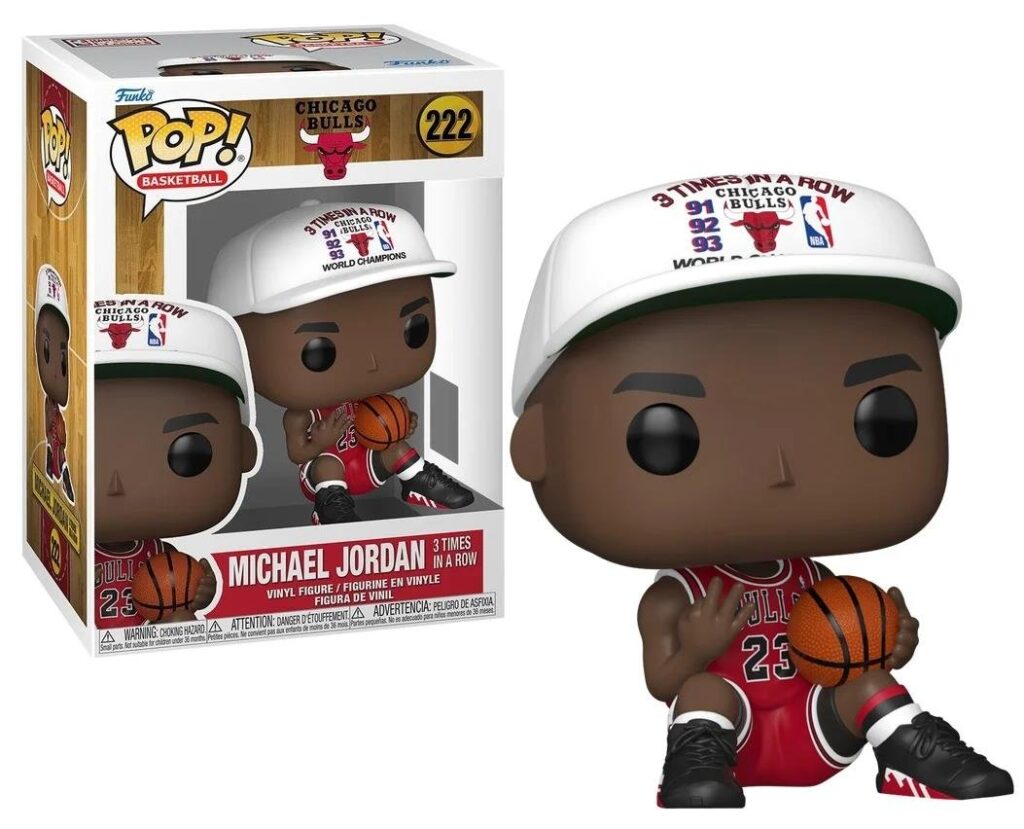 Funko Pop! NBA Basketball: Bulls - Michael Jordan (3x in a Row) #222