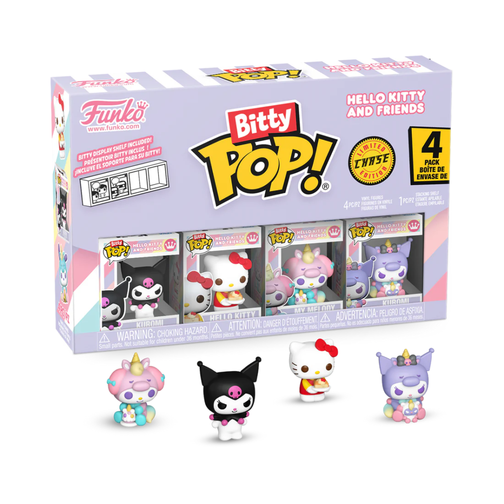 Φιγούρες Funko Bitty Pop! 4-Pack: Disney – Hello Kitty and Friends / Kuromi Hello Kitty My Melody Chase (Series 3)