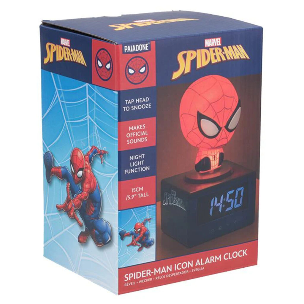 Paladone Icons: Marvel Spiderman - Alarm Clock