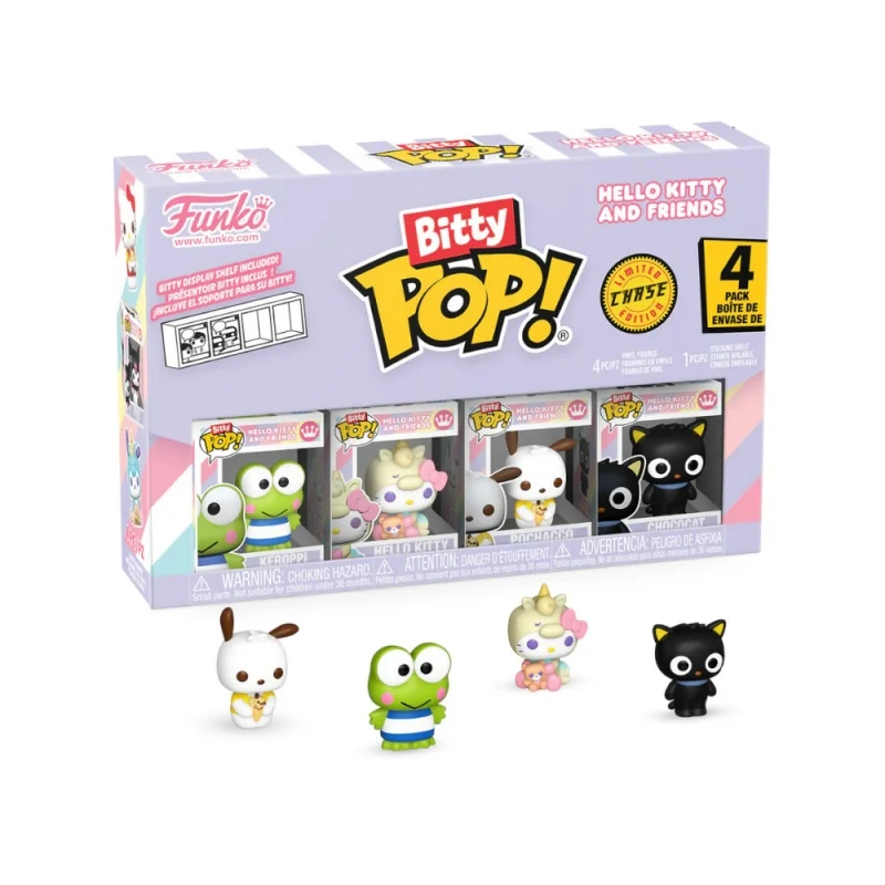 Φιγούρες Funko Bitty Pop! 4-Pack: Disney – Hello Kitty and Friends Keroppi, Hello Kitty, Pochacco & Chase