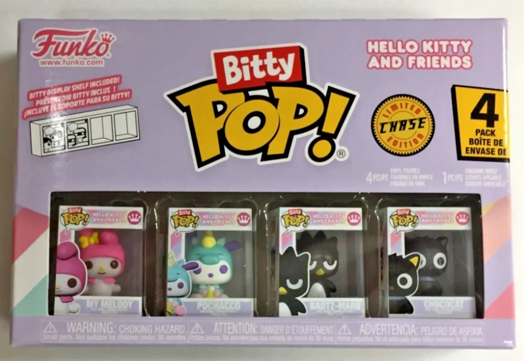 Φιγούρες Funko Bitty Pop! 4-Pack: Disney – Hello Kitty and Friends My Melody Chase Set Chococat Chase (Series 3)