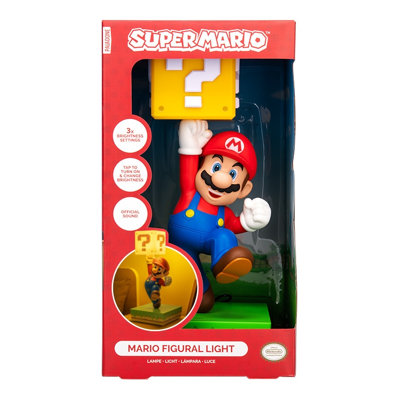 Super Mario: Diorama - Super Mario Jump Φωτιστικό (13cm)