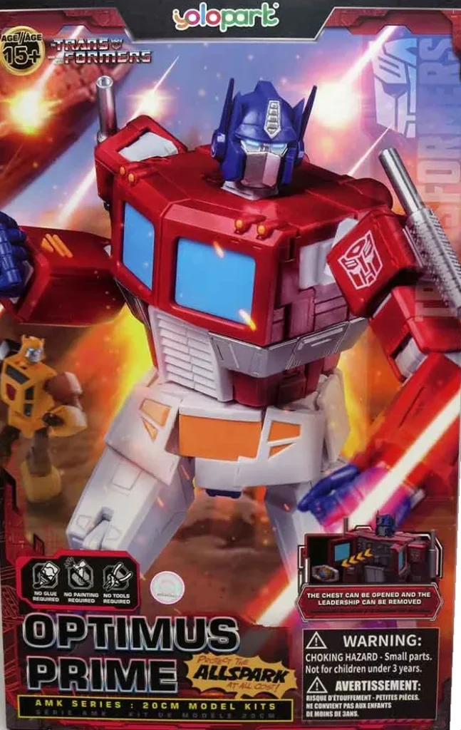 Yolopark Transformers: Generation One - AMK Series: Optimus Prime Σετ Μοντελισμού (20cm)