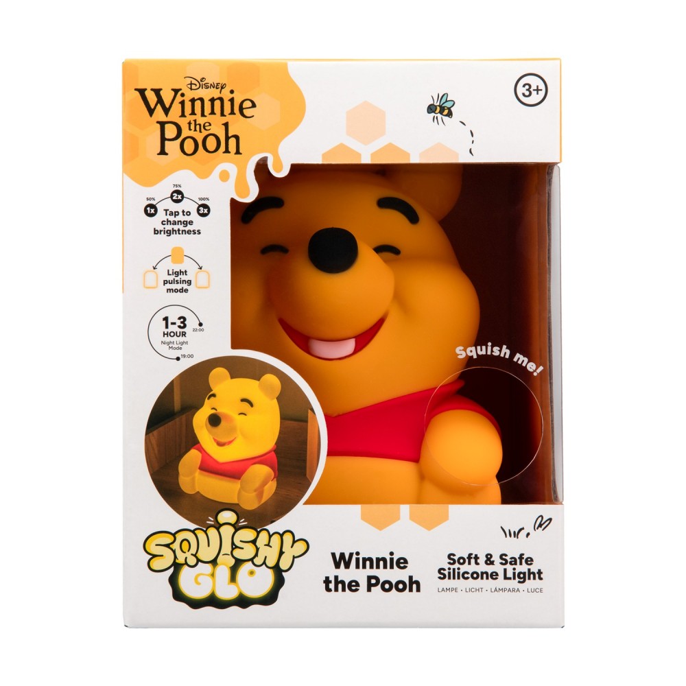 Paladone Disney Winnie the Pooh SquishyGlo Rechargeable Silicone Night Light
