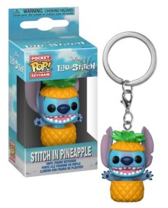 Funko Pocket Pop! Keychain:DISNEY - Lilo & Stitch-Stitch Pineapple
