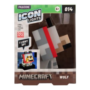 Paladone Icons: Minecraft - Wolf Φωτιστικό 11 cm