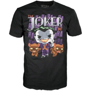 Funko Boxed Tee:DC Comics The Joker Black T-Shirt