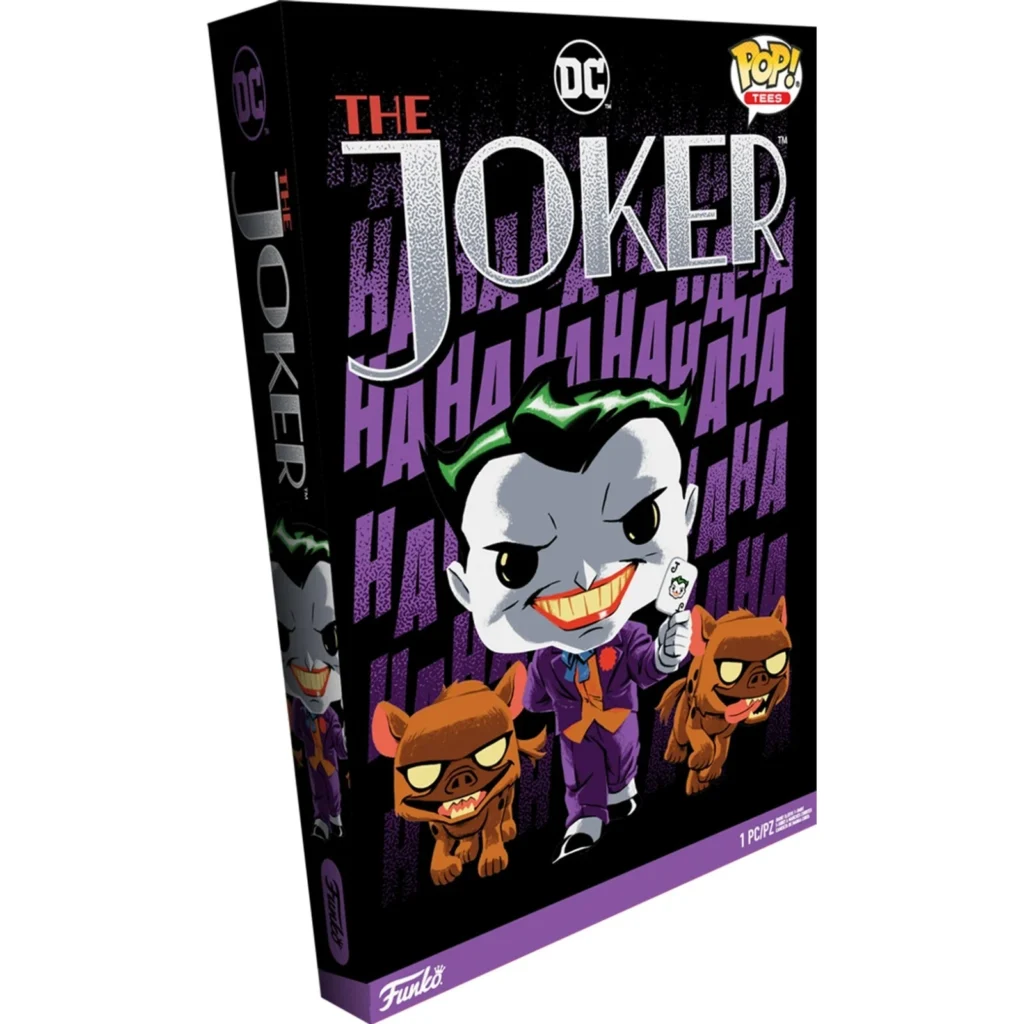 Funko Boxed Tee:DC Comics The Joker Black T-Shirt