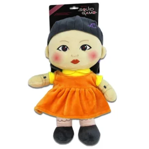 Squid Game Plush Figure Doll with Backing Card Packaging 28 cm