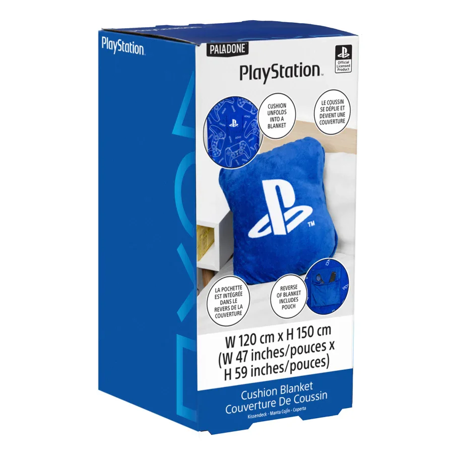 Paladone: PlayStation 2-in-1 Cushion Blanket