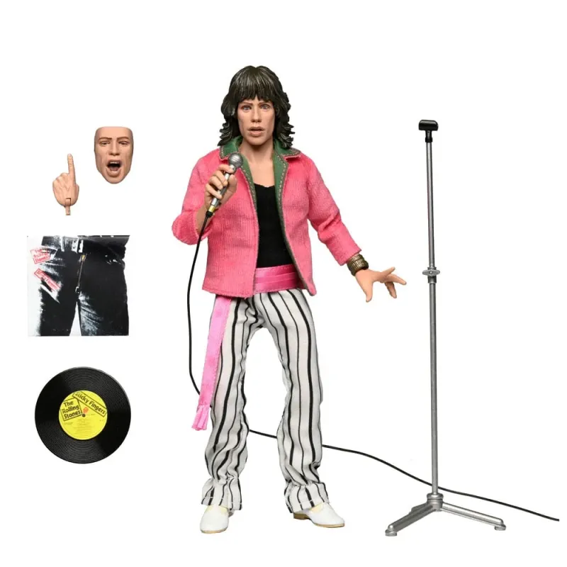 Neca Action Figure: The Rolling Stones Clothed - Mick Jagger (1975)