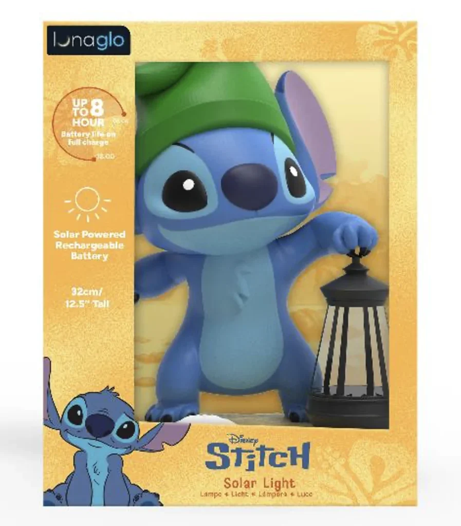 Paladone:Disney Stitch - 'LunaGlo' Outdoor Solar Light 33cm