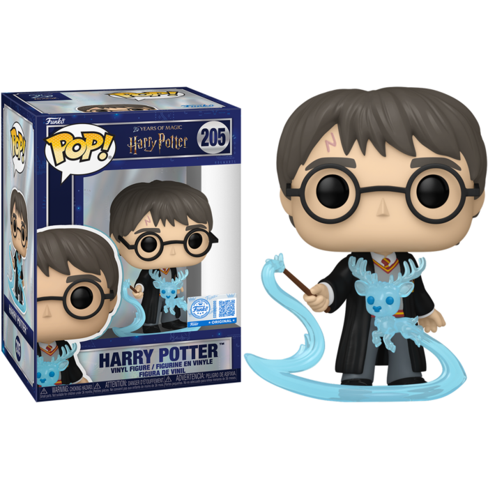Φιγούρα Funko Pop! Harry Potter - 25 Years of Magic - Harry Potter With Patronus (Special Edition) #205