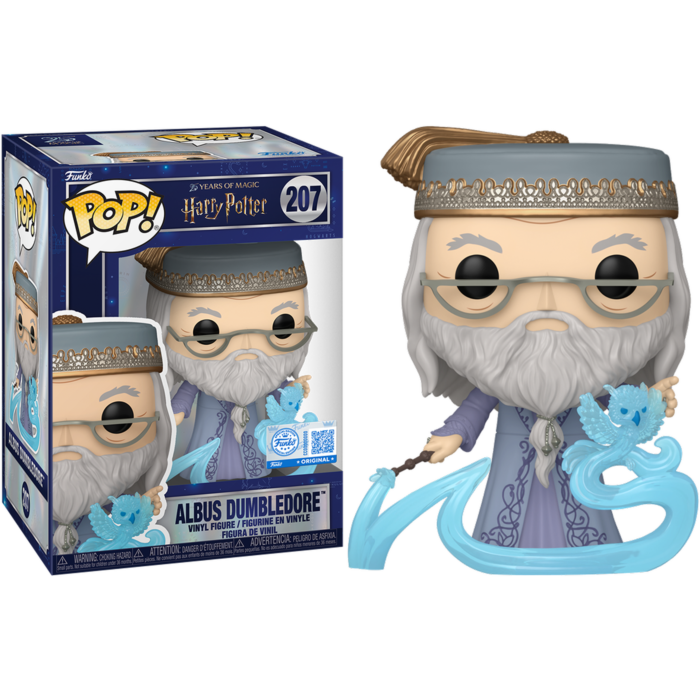 Φιγούρα Funko Pop! Harry Potter - 25 Years of Magic - Dumbledore with Patronus (Special Edition) #207