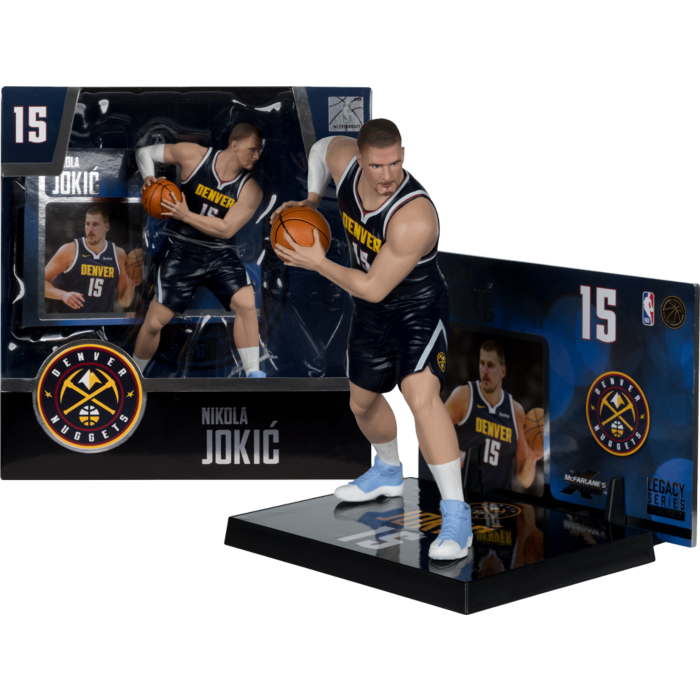 McFarlane Toys:SportsPicks NBA Denver Nuggets-Nikola Jokic Posed Figure 15 cm